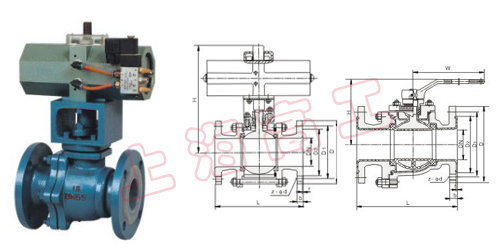 Q641F46 襯里球閥