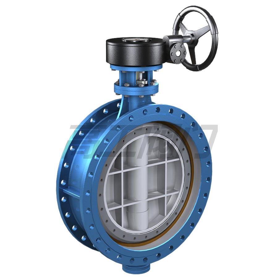 D341 渦輪法蘭式軟密封蝶閥