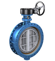 D341 渦輪法蘭式軟密封蝶閥