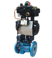 ZSHOF氣動(dòng)O型襯氟切斷球閥